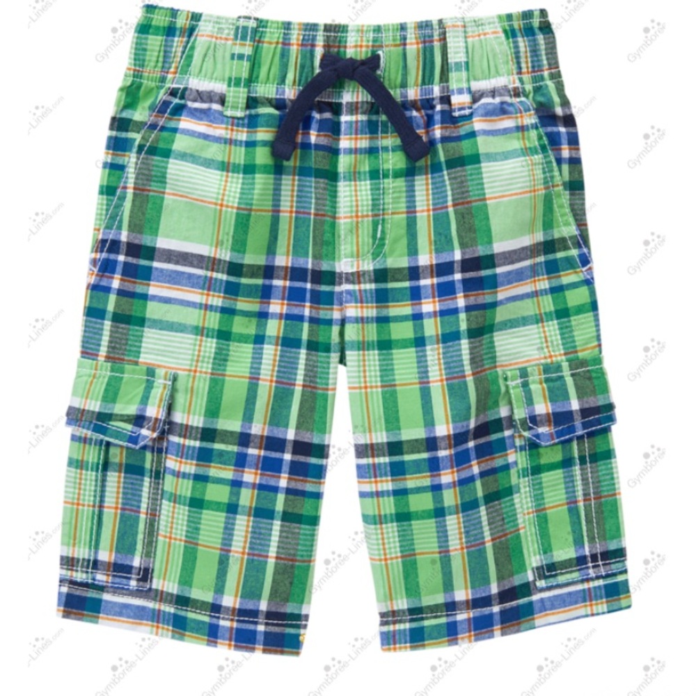 🐊3/$15 Gymboree ‘Safari Ranger’ Plaid Shorts